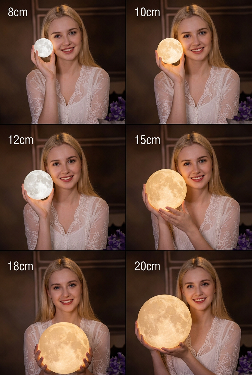 3D Maanlamp