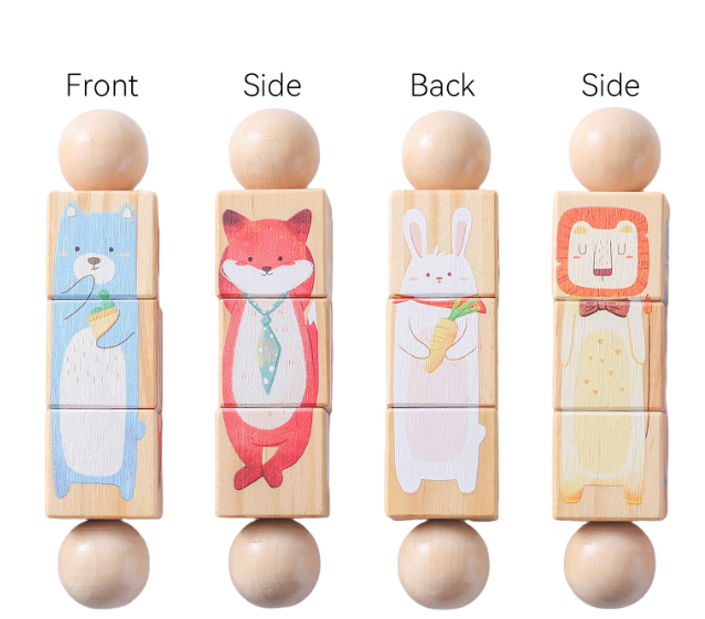 Houten Dierenpuzzel voor Kinderen