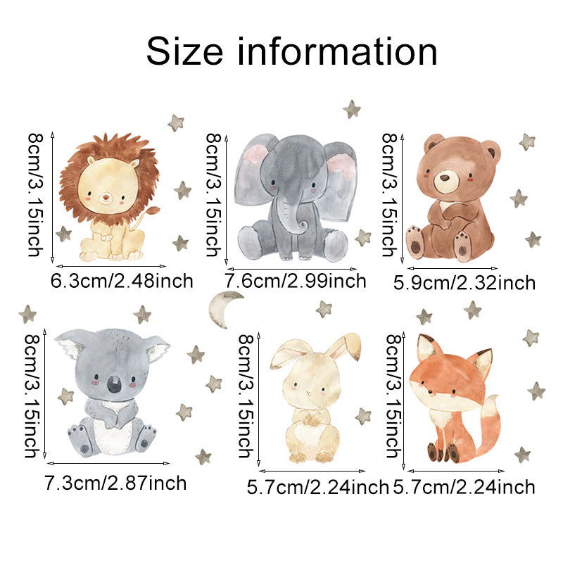Cute Animal Light Switch Stickers